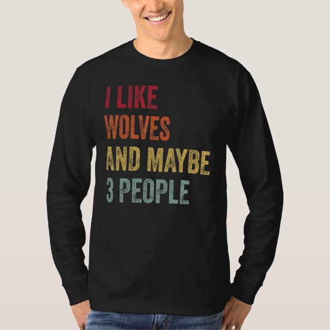 Camiseta Ama Lobos cara de lobo 12 (Anverso)