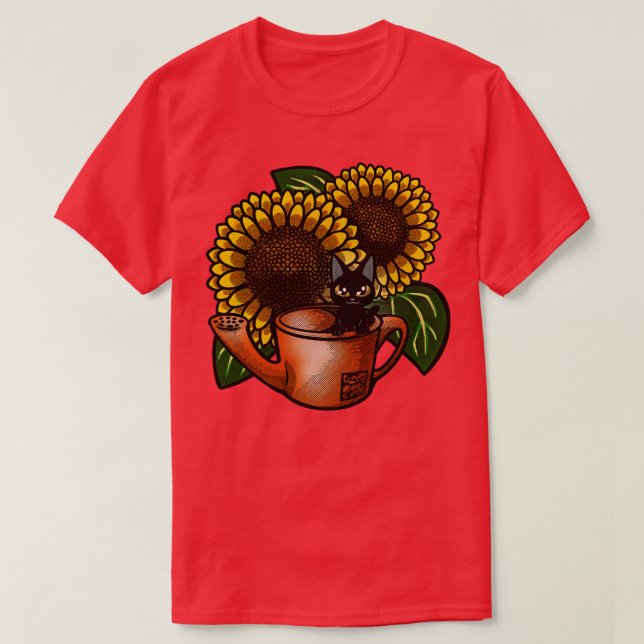 Camiseta Ama los girasoles (Diseño del anverso)
