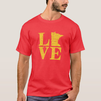Camiseta Ama Minnesota Vintage MN Orgullo del Estado Gopher