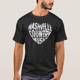 Camiseta Ama Nashville Tennessee Música Country Guitarra To