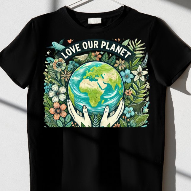 Camiseta Ama nuestro planeta Tierra Día (Subido por el creador)