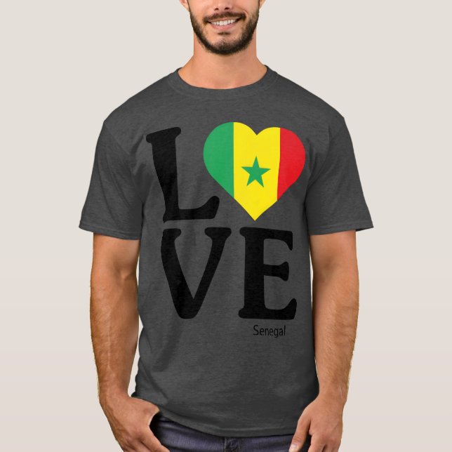 Camiseta Ama Senegal vintage (Anverso)