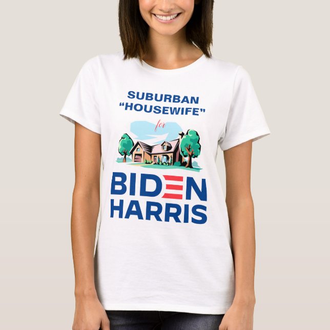 Camiseta Ama suburbana para Biden-Harris (Anverso)