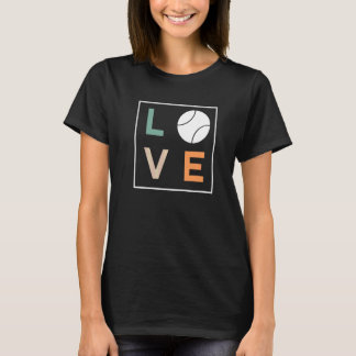 Camiseta Ama Tenis Jugador Feliz Entrenador