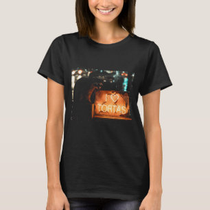 Camiseta Ama tortas mapache comida mexicana 