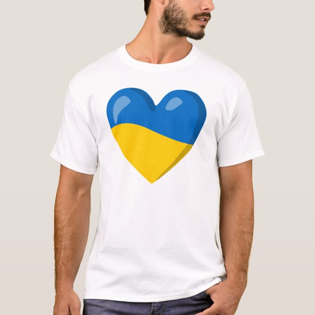 Camiseta Ama Ucrania Apoya (Anverso)