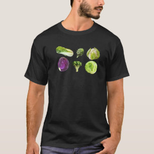 Camiseta Ama Verduras Verduras Verdes Monas Ensaladas Salud