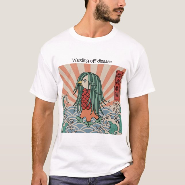 Camiseta Amabie-Warding off disease (Anverso)