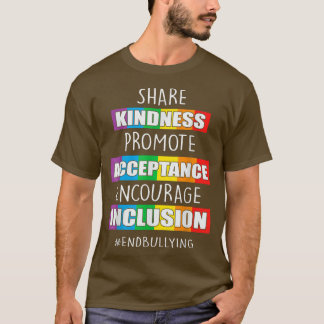 Camiseta Amabilidad Aceptación Conclusión Orgullo Lgbt Arco