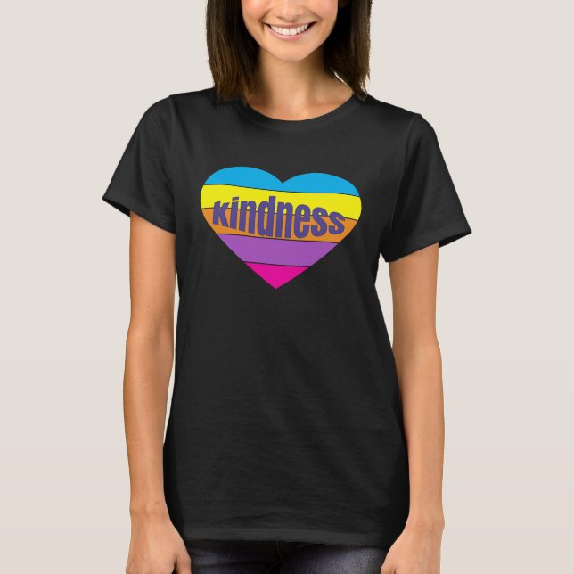 Camiseta Amabilidad cardíaca multicolor (Anverso)