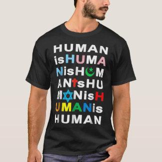 Camiseta Amabilidad coexiste anti odio LGBTQ trans musulmán
