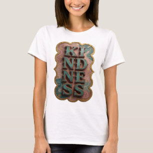 Camiseta Amabilidad Crisp Teal Diseño Moderno