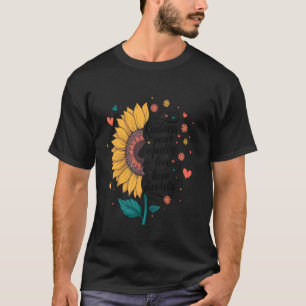 Camiseta Amabilidad del girasol Paz Igualdad Amor Esperanza