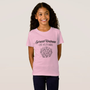 Camiseta Amabilidad extendida como flores silvestres dulce 