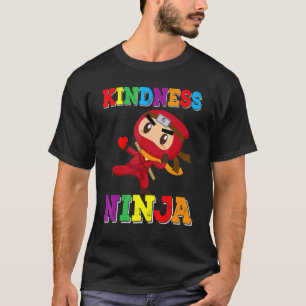 Camiseta Amabilidad, Ninja, contra el acoso escolar, de vue