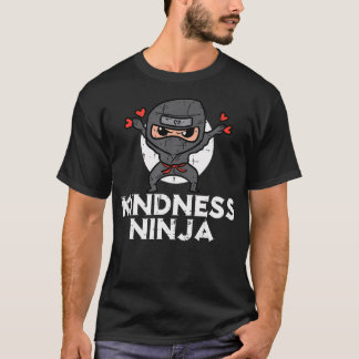 Camiseta Amabilidad Ninja Divertidos niños Unidad Día Naran