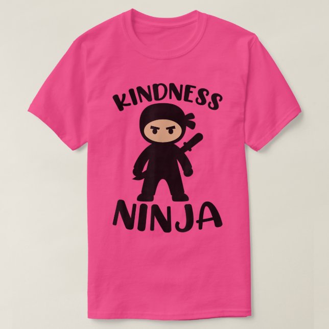Camiseta Amabilidad Ninja Sé Amable Movimiento Antiacoso De (Diseño del anverso)