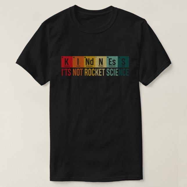 Camiseta Amabilidad no es un elemento periódico de ciencia  (Diseño del anverso)