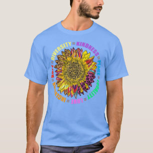 Camiseta Amabilidad Paz Igualdad Inclusión Derechos Humanos