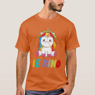 Camiseta amabilidad unicornio día de unidad usar naranja