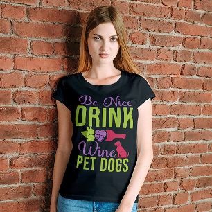 Camiseta Amabilidad y tinción de perro
