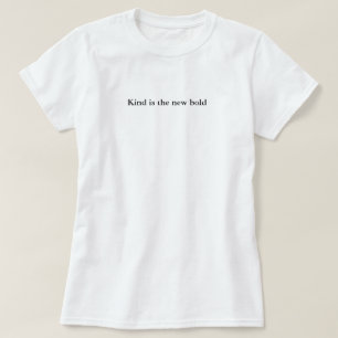 Camiseta Amable es El Nuevo Audaz Simple Personalizado