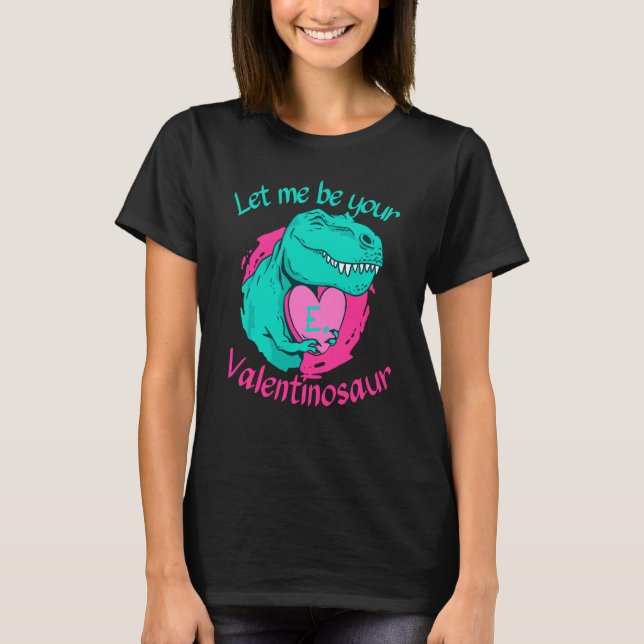 Camiseta Amado E Inicial Déjenme por su Día de San Valentín (Anverso)