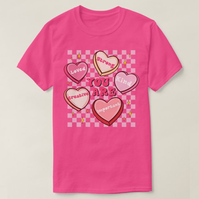 Camiseta Amado fuerte Tipo Creativo Importante (Diseño del anverso)