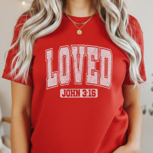 Camiseta AMADO Juan 3:16 Versículo de la Biblia Regalo de S