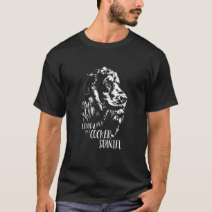Camiseta Amado por un Cocker Inglés Perro español mamá perr