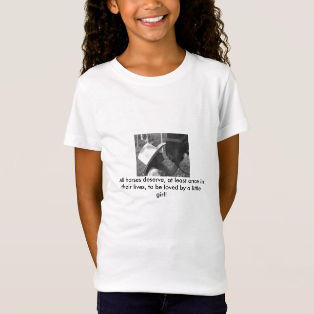 Camiseta Amado por una niña (Anverso)