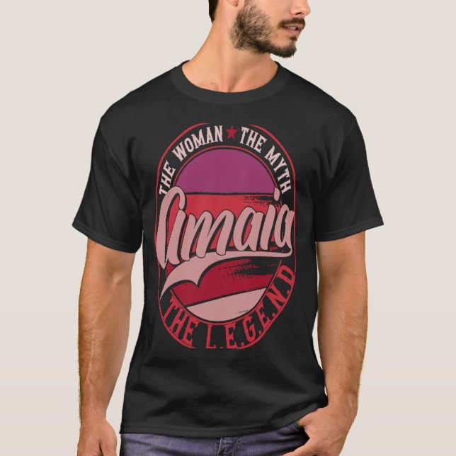 Camiseta Amaia la dama de mito la leyenda (Anverso)