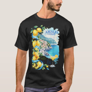 Camiseta Amalfi Coast Capri Lemon Italia Bella La Vita
