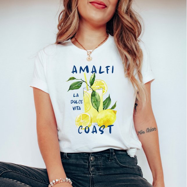 Camiseta Amalfi Coast Lemonade – La Dolce Vita Summer Italy (Subido por el creador)