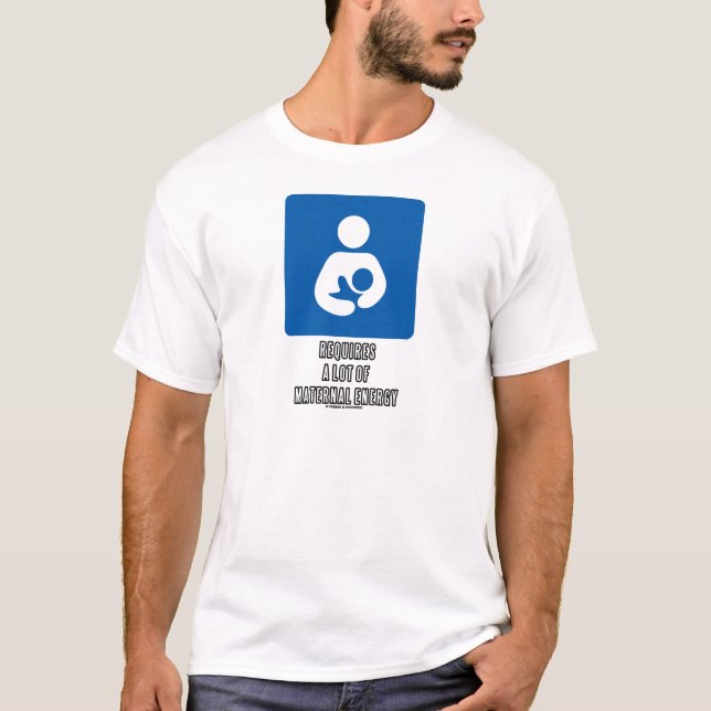 Camiseta (Amamantamiento) requiere mucha energía maternal (Anverso)