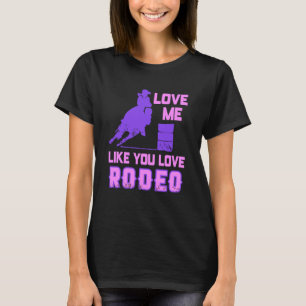 Camiseta Ámame como amas el estilo coqueto de vaquera de ro
