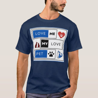 Camiseta ÁMAME MI AMOR MASCOTA vintage