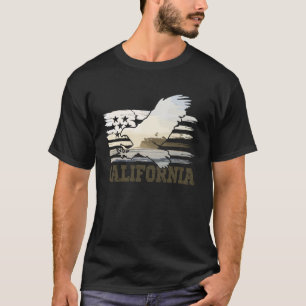 Camiseta Amamos California Estados Unidos Bandera Americana