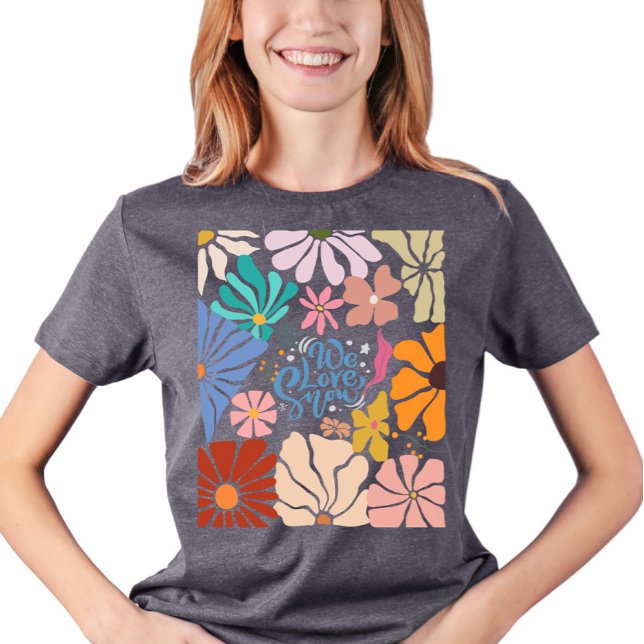 Camiseta 'Amamos la nieve' - Navidades de Floral Wonderland (Subido por el creador)