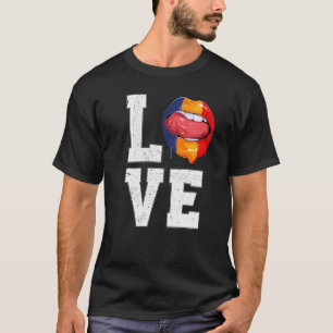 Camiseta Aman a rumano hincha de fútbol de bandera de Ruman