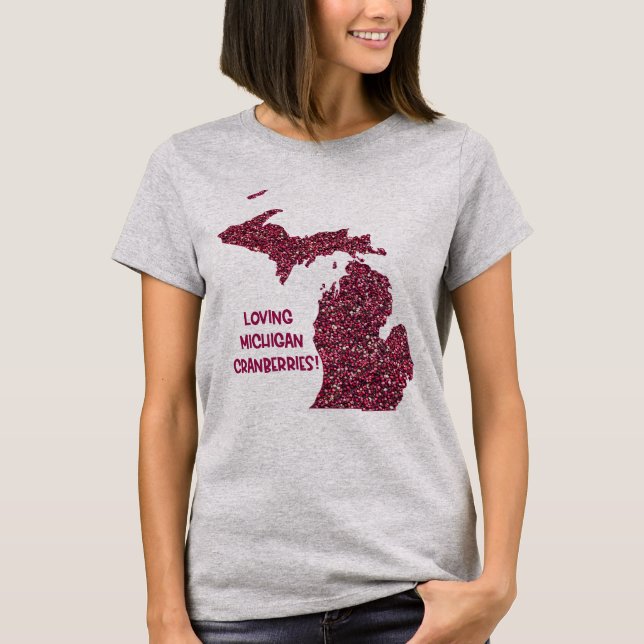 Camiseta Amando a Michigan Cranberries (Anverso)
