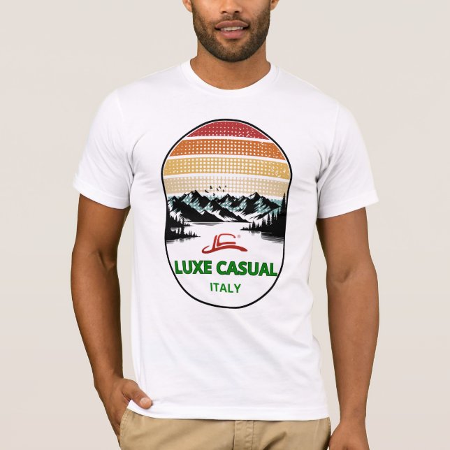 Camiseta Amanecer alpino (Anverso)