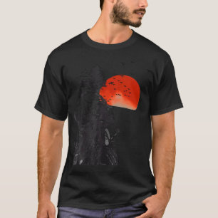 Camiseta Amanecer artístico surrealista del árbol humano de