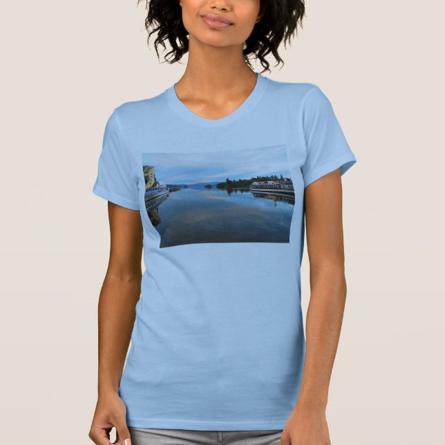 CAMISETA AMANECER AZUL FRESCO - LAGO WINDEMERE - REINO (Anverso)