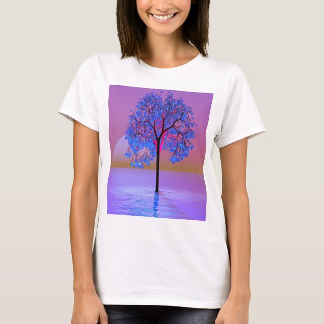 Camiseta Amanecer de árbol (Anverso)