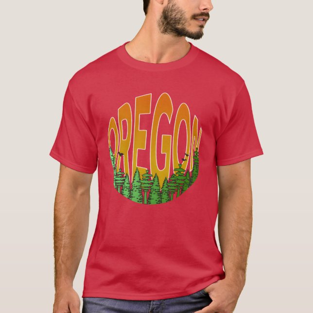 Camiseta Amanecer de Oregonrees (Anverso)