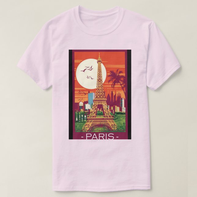 Camiseta Amanecer de París (Diseño del anverso)