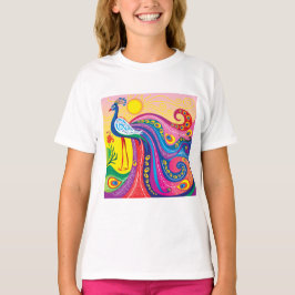 Camiseta Amanecer de Pavo Real
