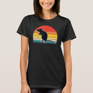 Camiseta Amanecer de Rat Retro Vintage mascota