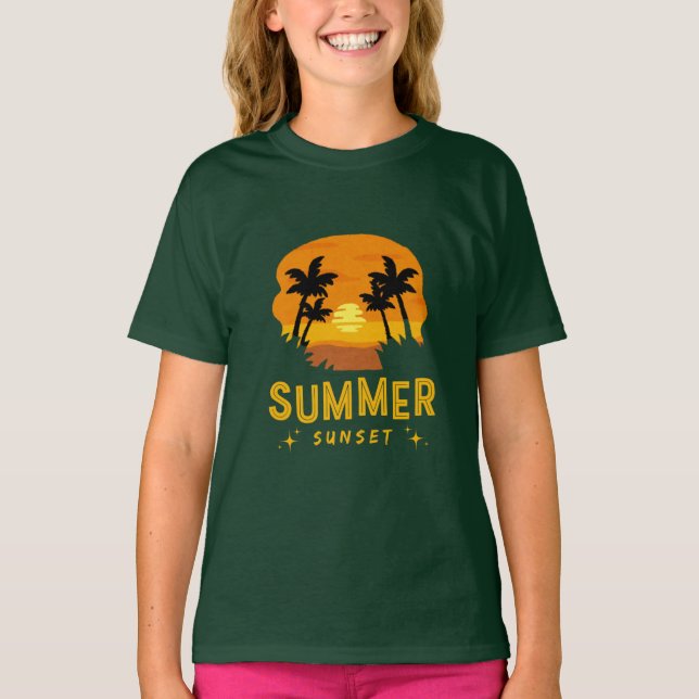 Camiseta Amanecer de verano (Anverso)